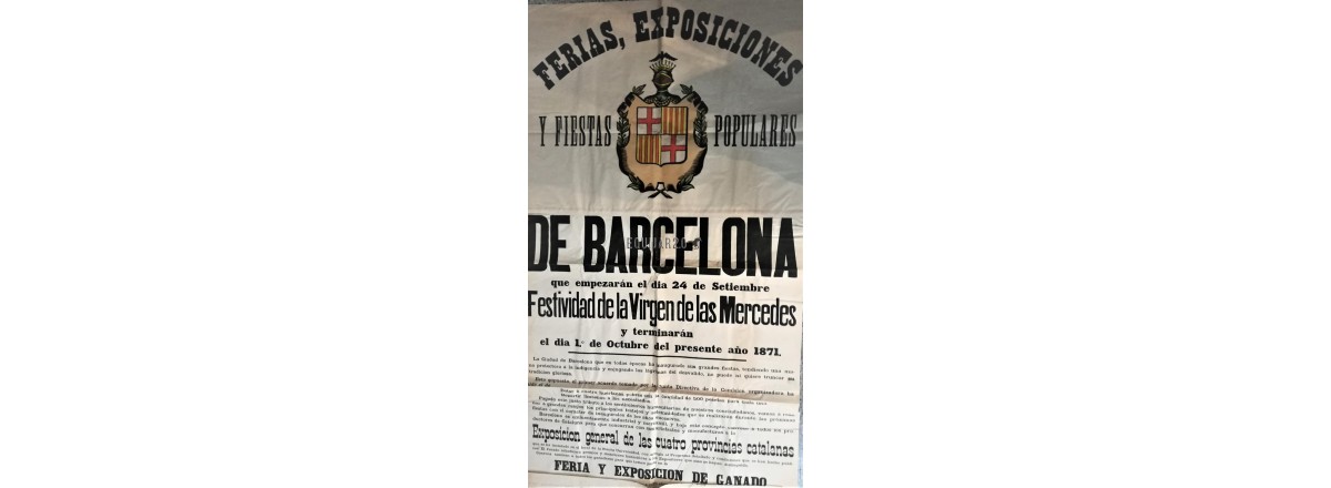 Barcelona Fiestas de la Mercè 1871